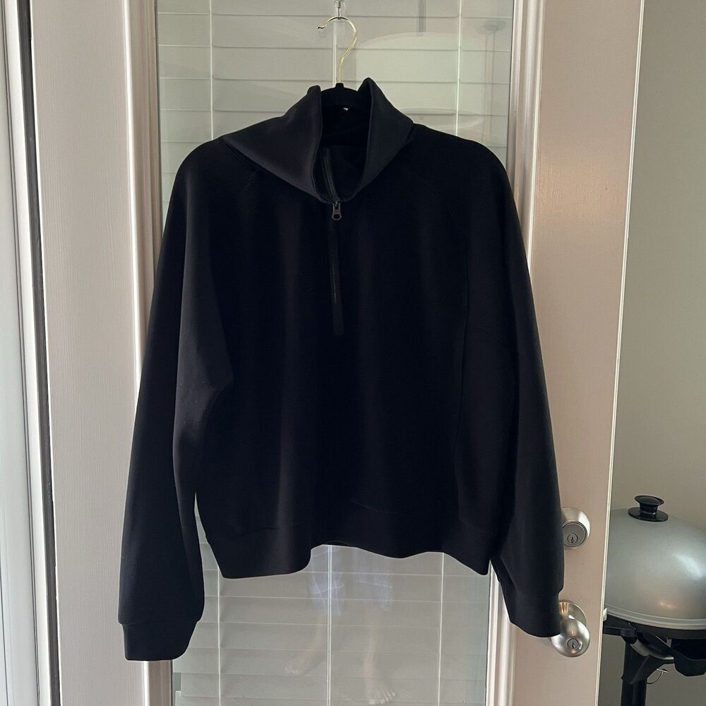 Prinbara Women’s Sweatshirt XL 1/4 Zip Boxy‎
